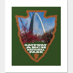 Gateway Arch National Park arrowhead Posters and Art